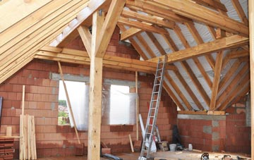 Withystakes attic trusses